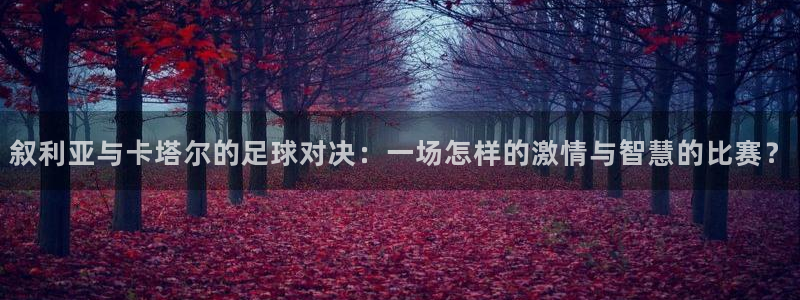  叙利亚与卡塔尔的足球对决：一场怎样的激情与智慧的比赛？
