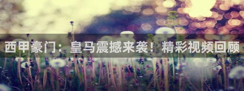 西甲豪门：皇马震撼来袭！精彩视频回顾