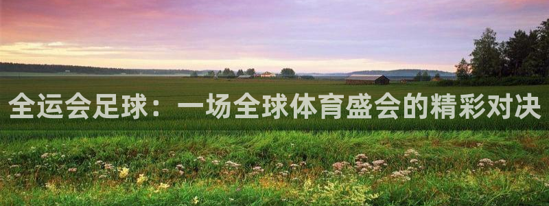 全运会足球：一场全球体育盛会的精彩对决
