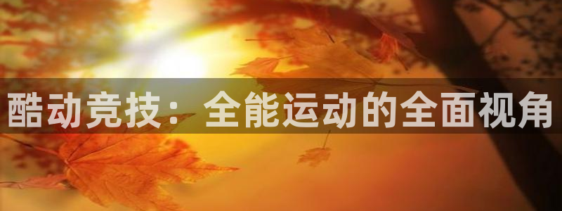 xc体育app官方网站：酷动竞技：全能运动的全面视角