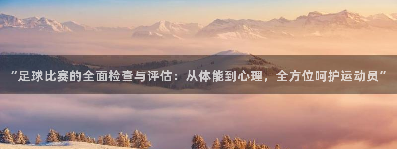 “足球比赛的全面检查与评估：从体能到