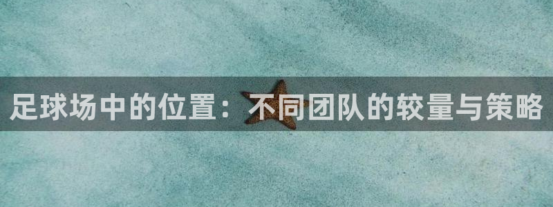 足球场中的位置：不同团队的较量与策略